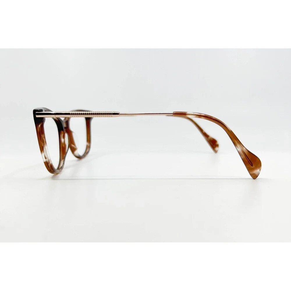 I-Deal Optics R600 Eyeglasses Womens Brown Mist Cat Eye Frames 54-17-140